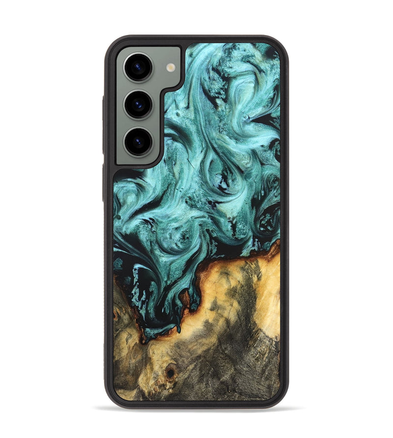 Galaxy S23 Plus Wood Phone Case - Zackery (Green, 823453)