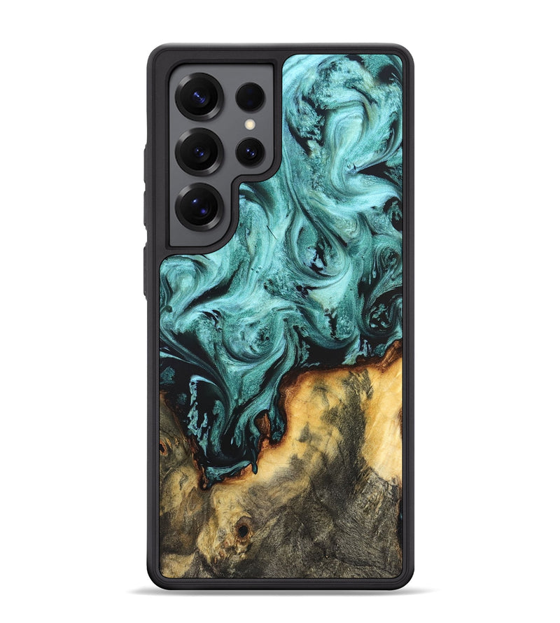 Galaxy S25 Ultra Wood Phone Case - Zackery (Green, 823453)
