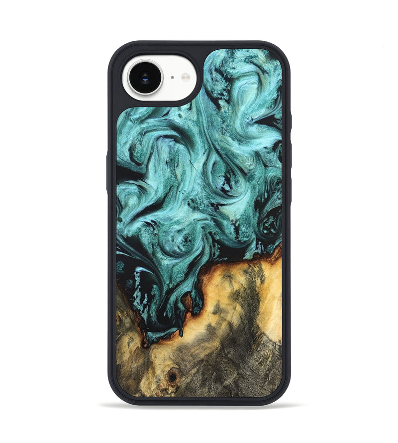 iPhone 16e Wood Phone Case - Zackery (Green, 823453)