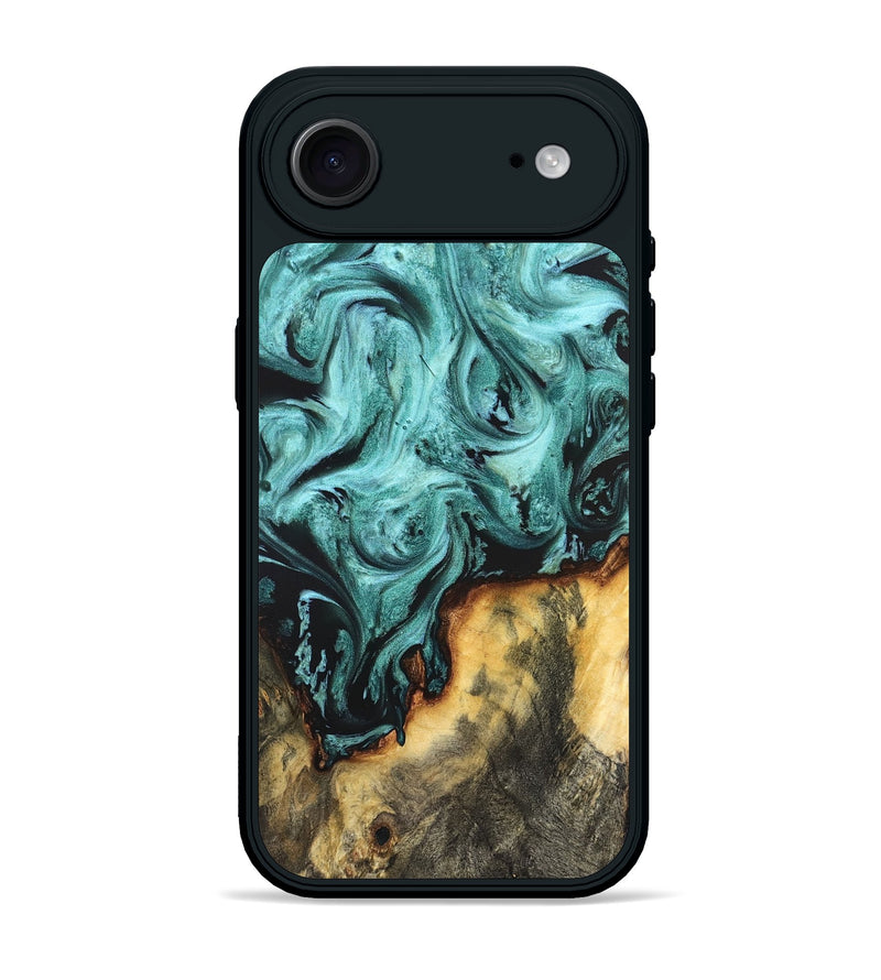 iPhone 17 Air Wood Phone Case - Zackery (Green, 823453)