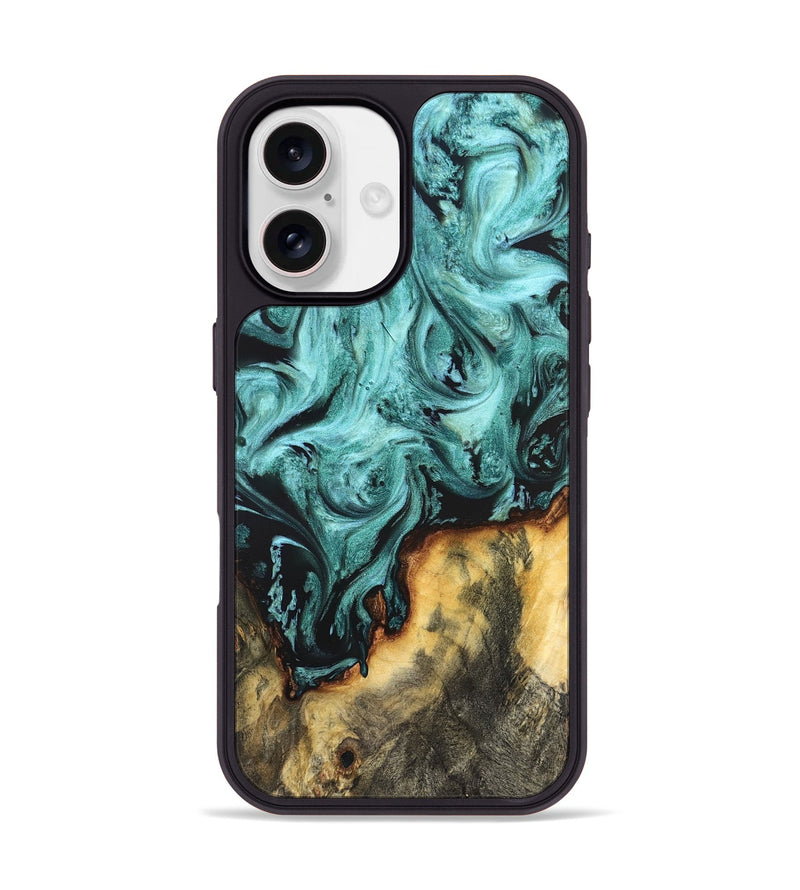 iPhone 17 Wood Phone Case - Zackery (Green, 823453)