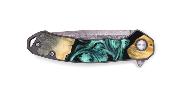 EDC Wood Pocket Knife - Talon (Green, 823454)