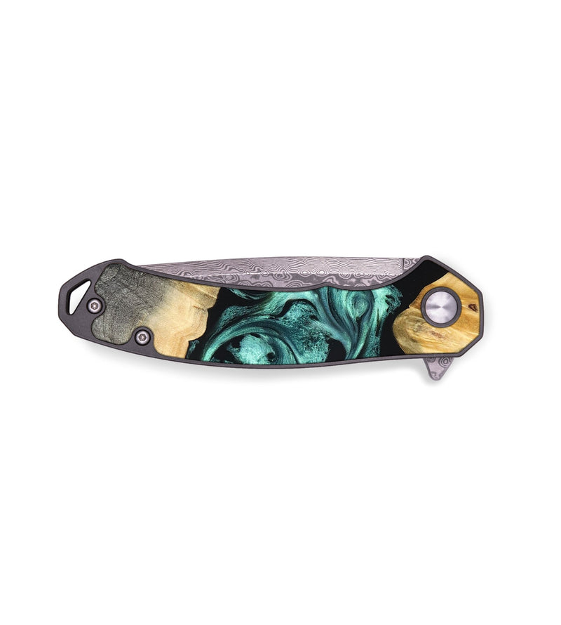 EDC Wood Pocket Knife - Talon (Green, 823454)