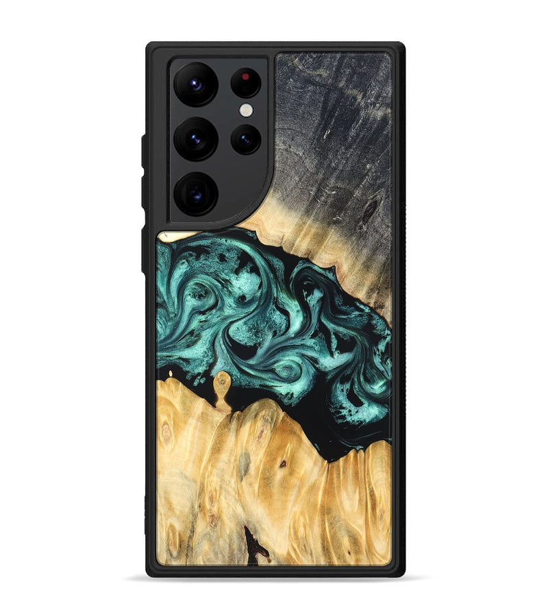 Galaxy S22 Ultra Wood Phone Case - Talon (Green, 823454)