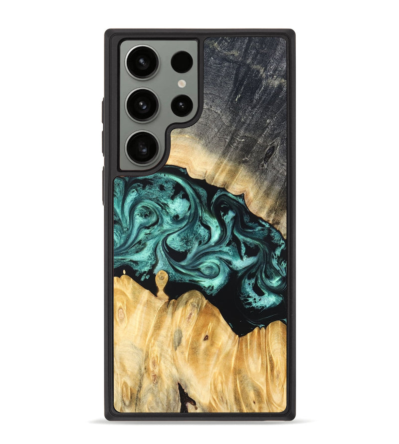 Galaxy S23 Ultra Wood Phone Case - Talon (Green, 823454)