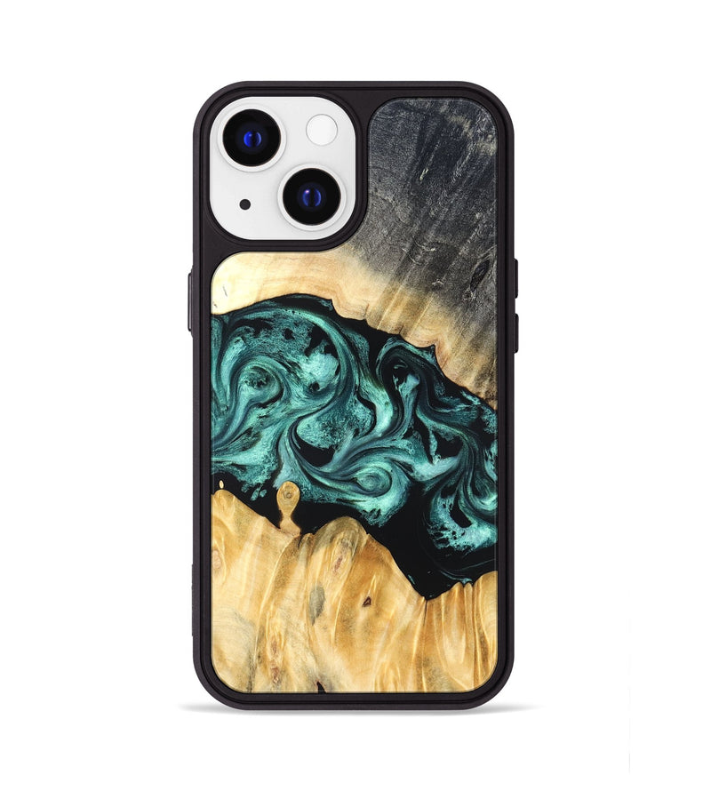 iPhone 13 Wood Phone Case - Talon (Green, 823454)