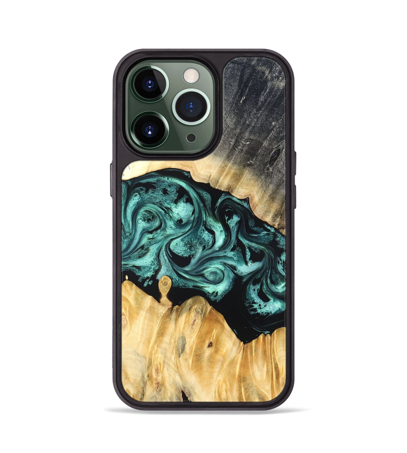 iPhone 13 Pro Wood Phone Case - Talon (Green, 823454)