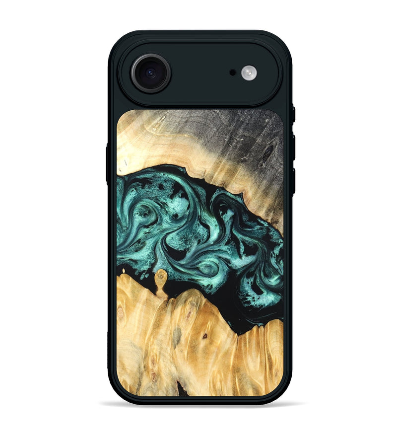 iPhone 17 Air Wood Phone Case - Talon (Green, 823454)