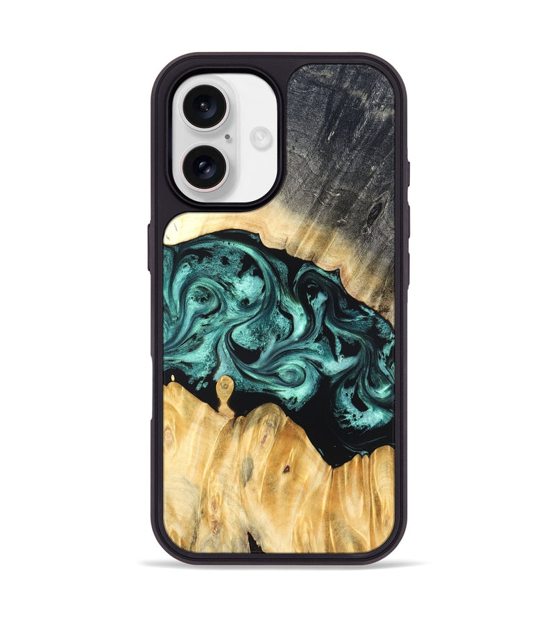 iPhone 17 Wood Phone Case - Talon (Green, 823454)
