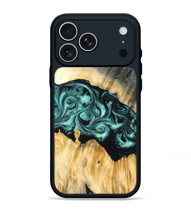 iPhone 17 Pro Max Wood Phone Case - Talon (Green, 823454)