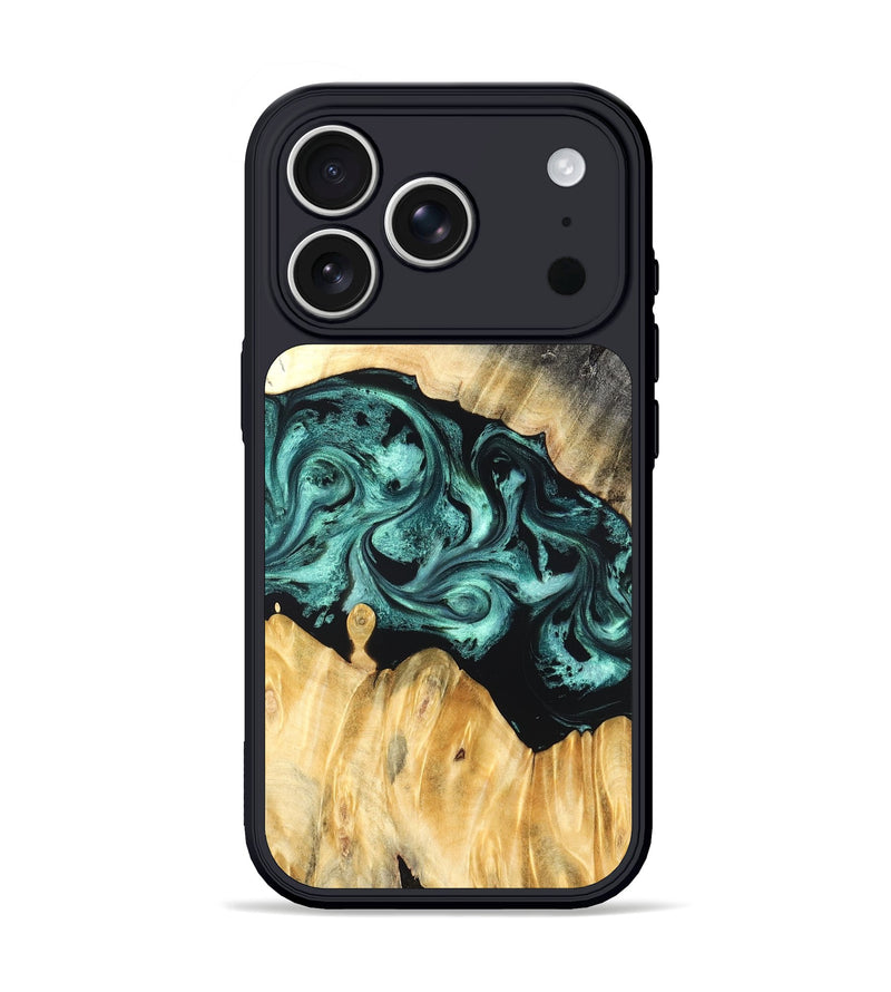iPhone 17 Pro Wood Phone Case - Talon (Green, 823454)