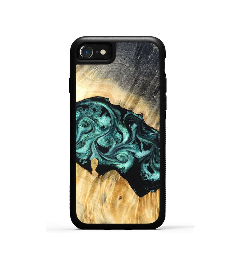 iPhone SE Wood Phone Case - Talon (Green, 823454)