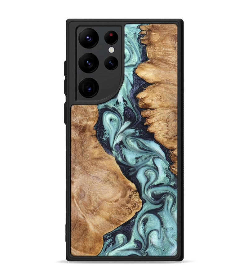 Galaxy S22 Ultra Wood Phone Case - Catina (Green, 823455)
