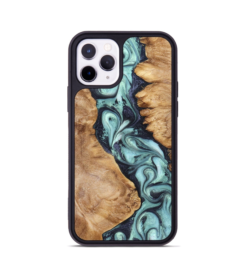 iPhone 11 Pro Wood Phone Case - Catina (Green, 823455)