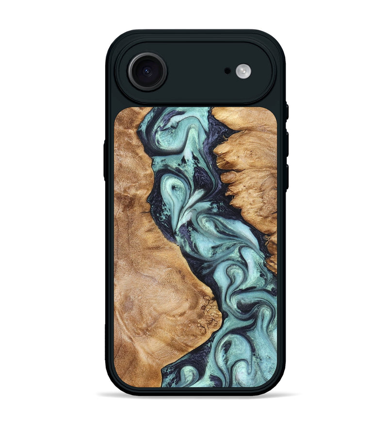 iPhone 17 Air Wood Phone Case - Catina (Green, 823455)