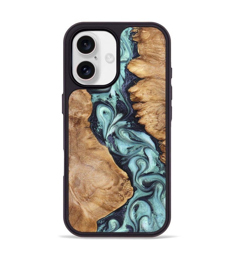 iPhone 17 Wood Phone Case - Catina (Green, 823455)