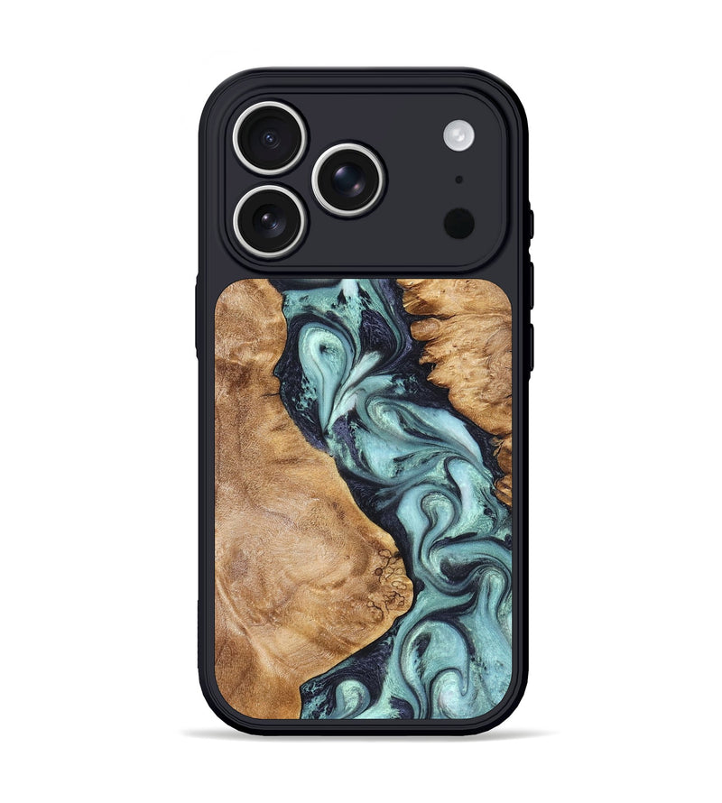 iPhone 17 Pro Wood Phone Case - Catina (Green, 823455)