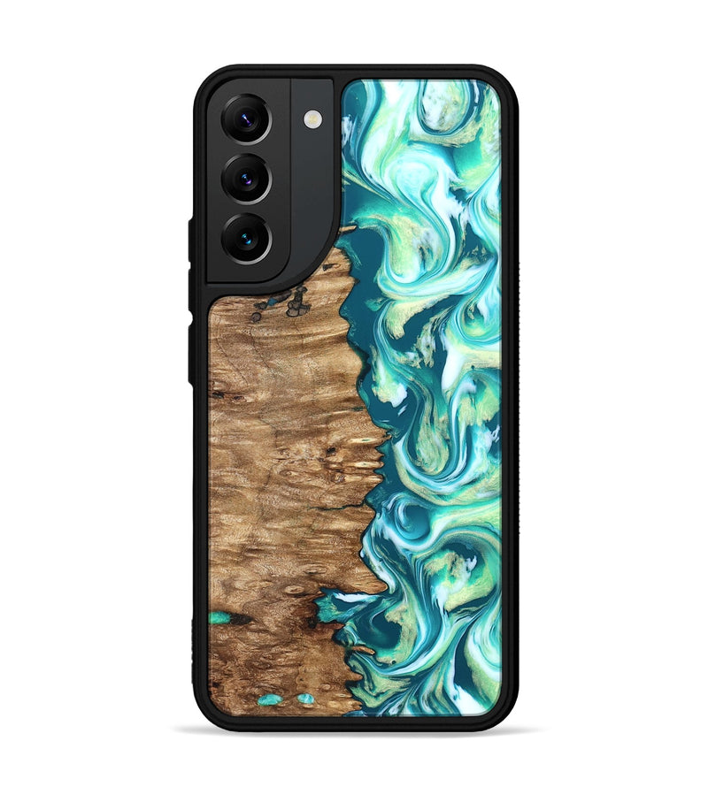 Galaxy S22 Plus Wood Phone Case - Stacia (Green, 823456)