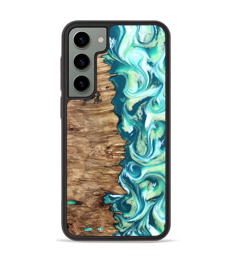 Galaxy S23 Plus Wood Phone Case - Stacia (Green, 823456)