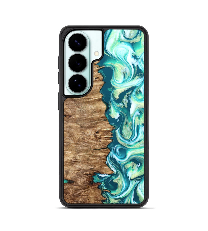 Galaxy S26 Wood Phone Case - Stacia (Green, 823456)