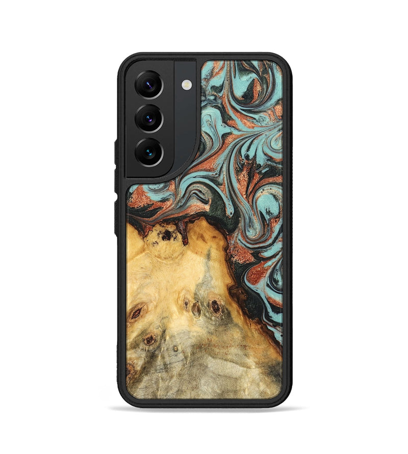 Galaxy S22 Wood Phone Case - Glenda (Green, 823457)