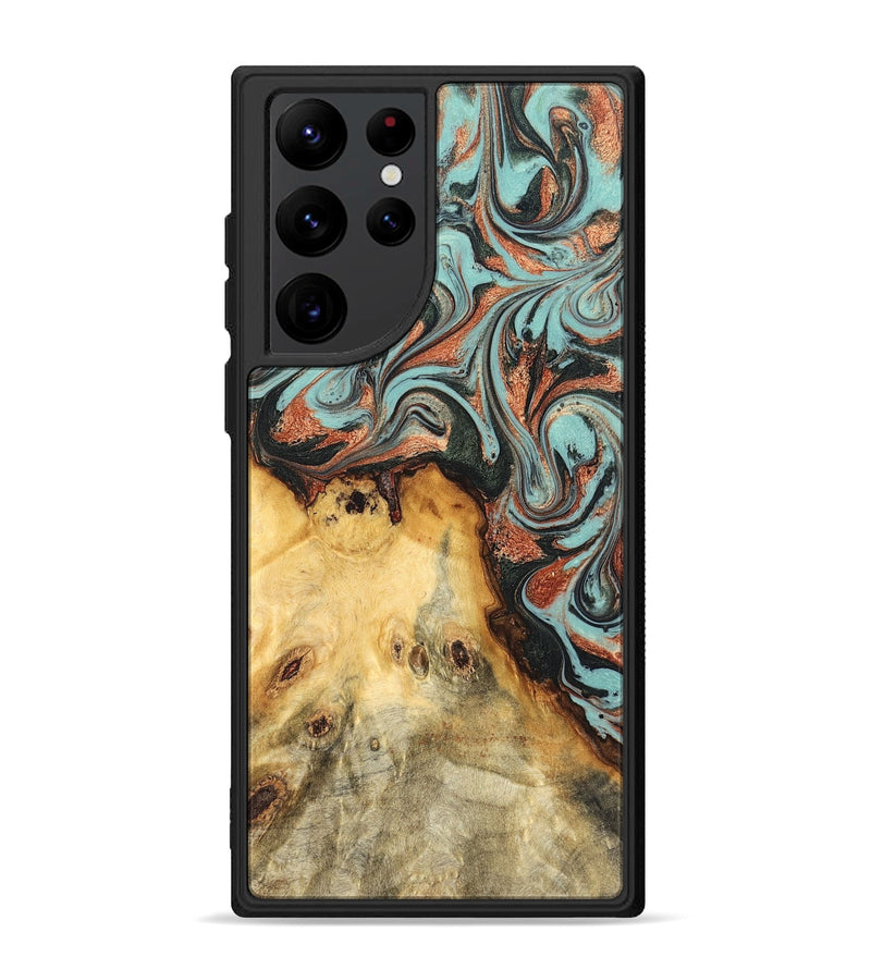 Galaxy S22 Ultra Wood Phone Case - Glenda (Green, 823457)