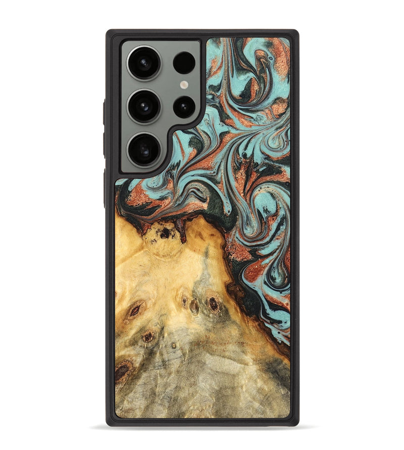 Galaxy S23 Ultra Wood Phone Case - Glenda (Green, 823457)