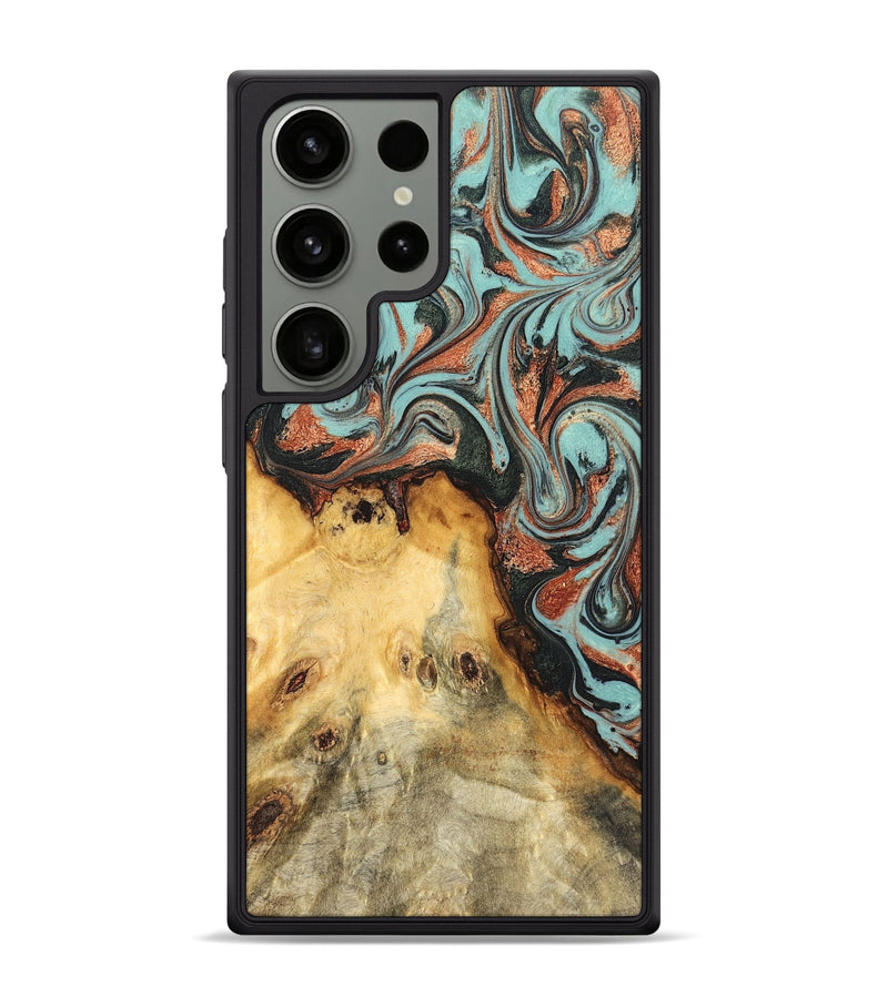 Galaxy S24 Ultra Wood Phone Case - Glenda (Green, 823457)