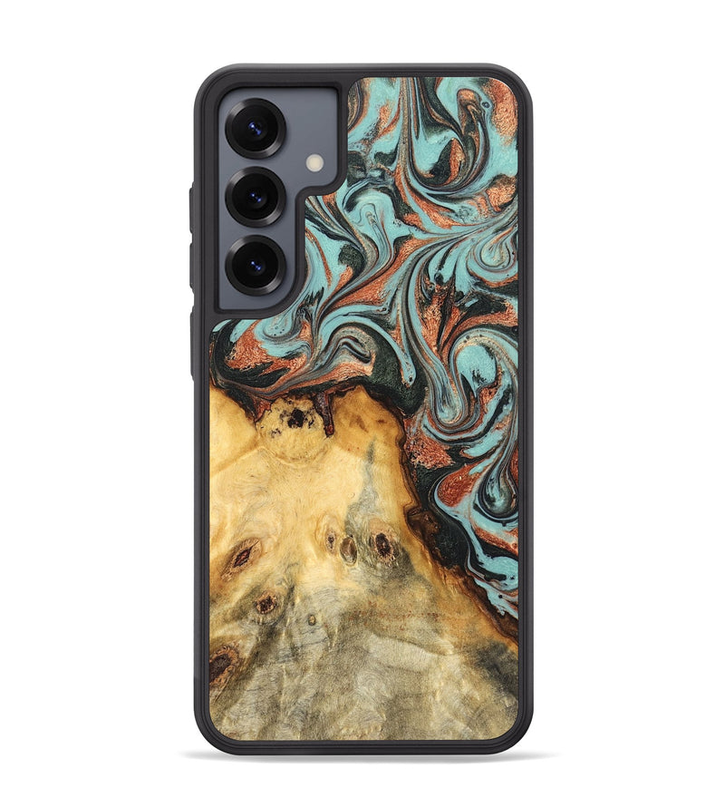 Galaxy S25 Plus Wood Phone Case - Glenda (Green, 823457)