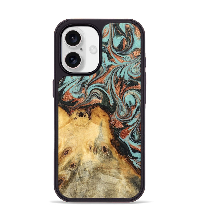 iPhone 17 Wood Phone Case - Glenda (Green, 823457)