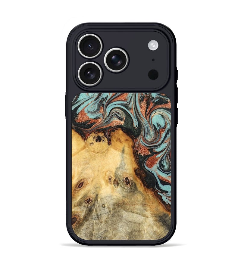 iPhone 17 Pro Wood Phone Case - Glenda (Green, 823457)