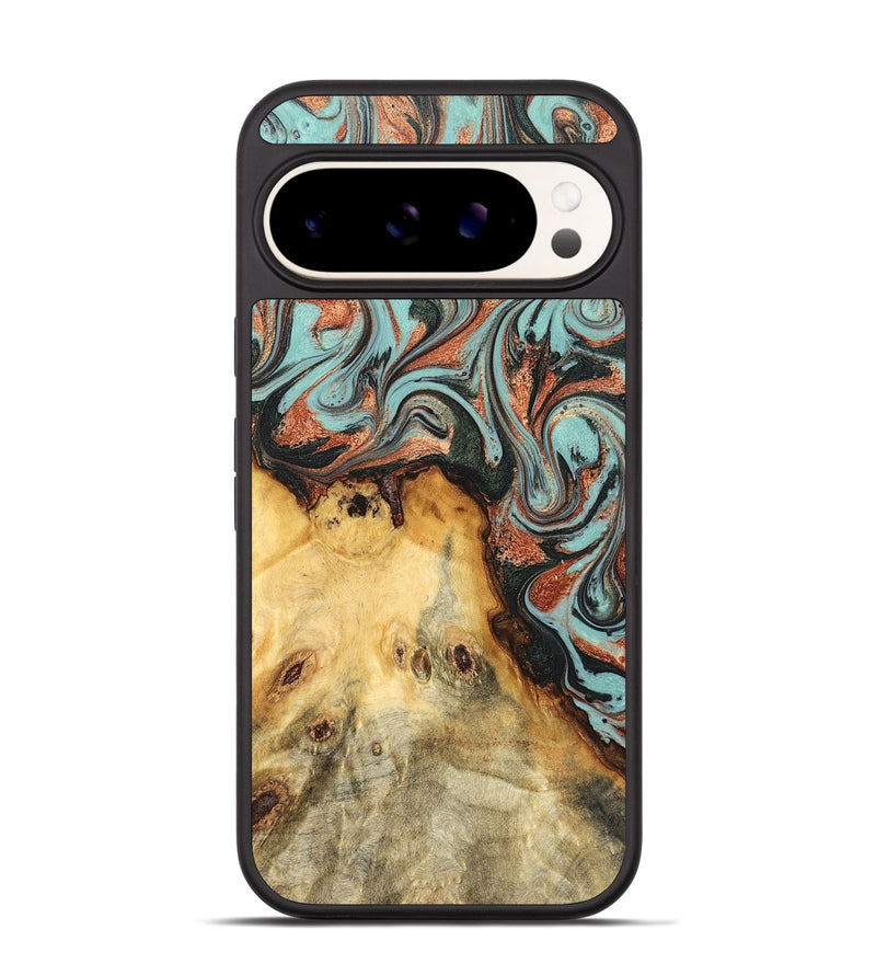 Pixel 9 Wood Phone Case - Glenda (Green, 823457)