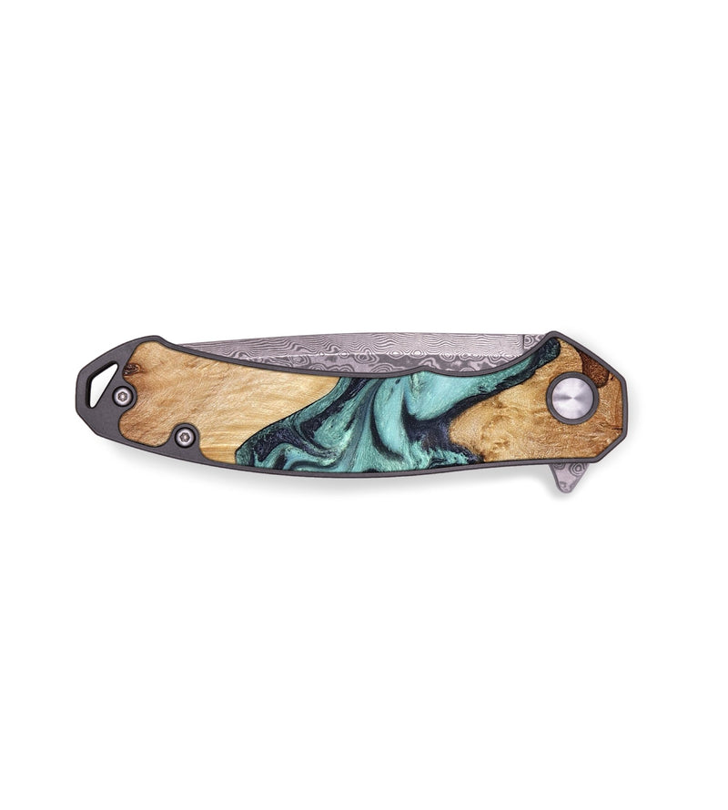 EDC Wood Pocket Knife - Sage (Green, 823458)