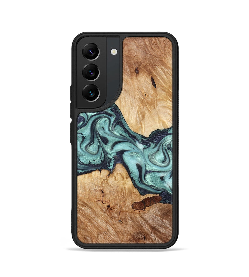 Galaxy S22 Wood Phone Case - Sage (Green, 823458)