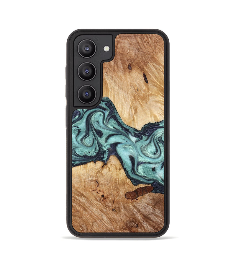 Galaxy S23 Wood Phone Case - Sage (Green, 823458)
