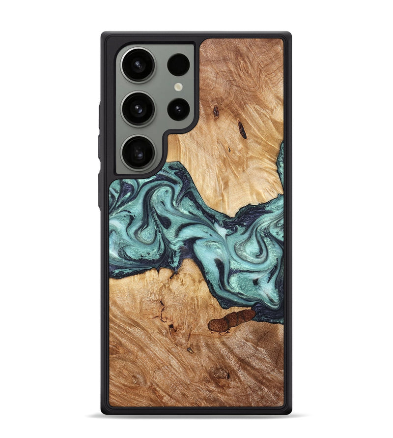 Galaxy S24 Ultra Wood Phone Case - Sage (Green, 823458)