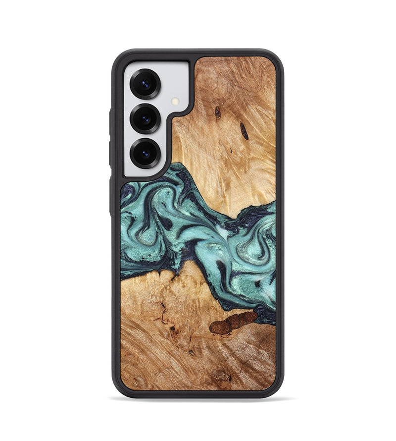 Galaxy S25 Wood Phone Case - Sage (Green, 823458)