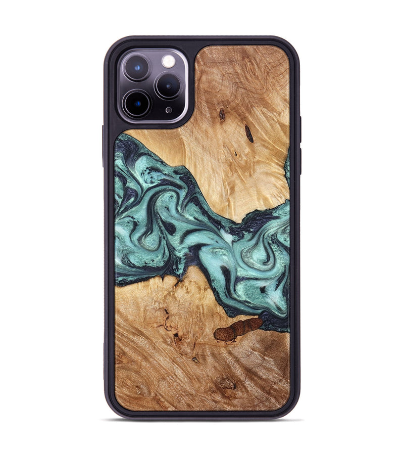 iPhone 11 Pro Max Wood Phone Case - Sage (Green, 823458)