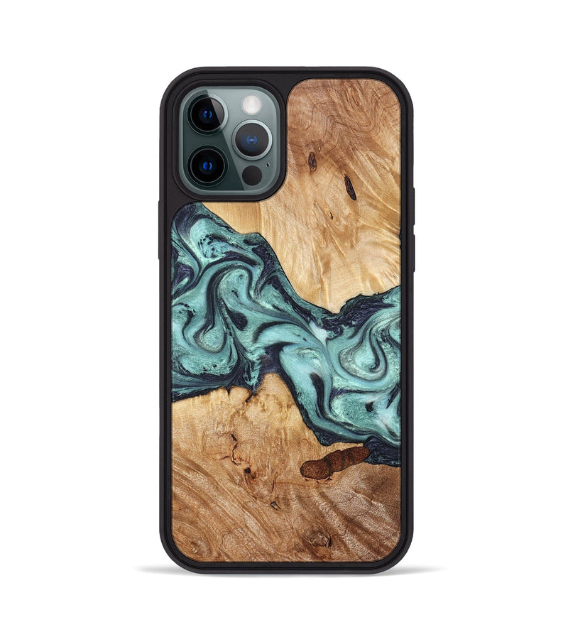 iPhone 12 Pro Wood Phone Case - Sage (Green, 823458)