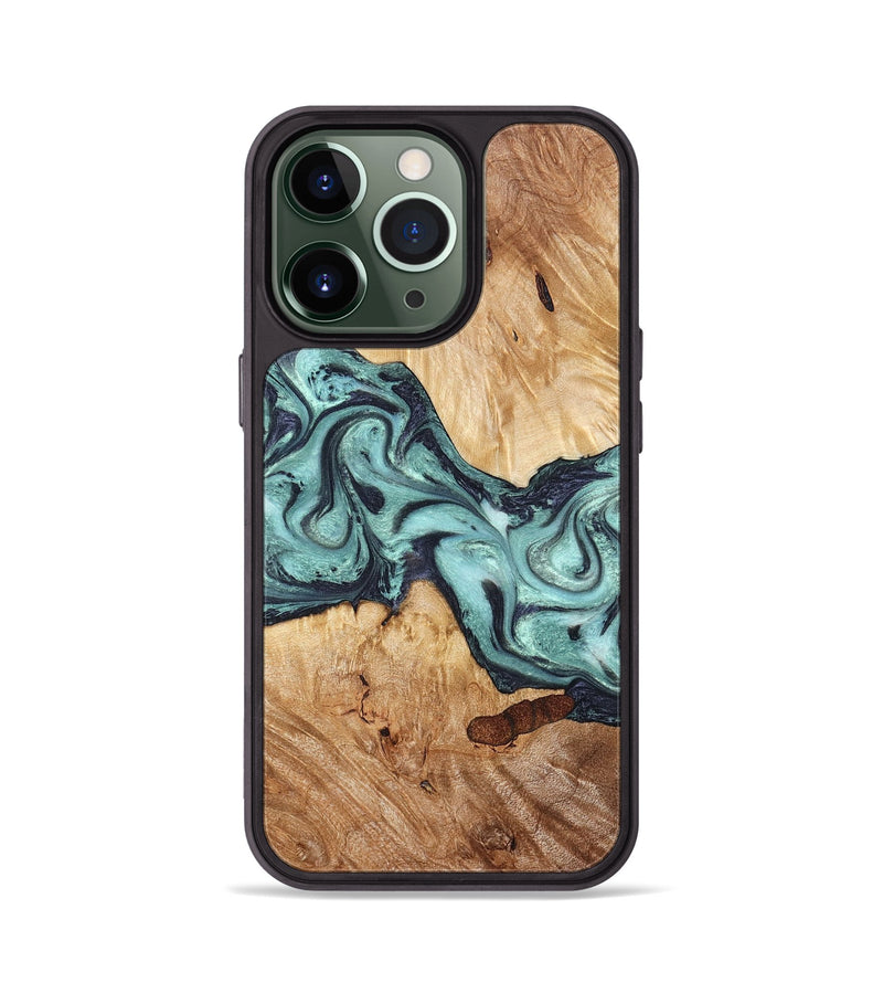 iPhone 13 Pro Wood Phone Case - Sage (Green, 823458)