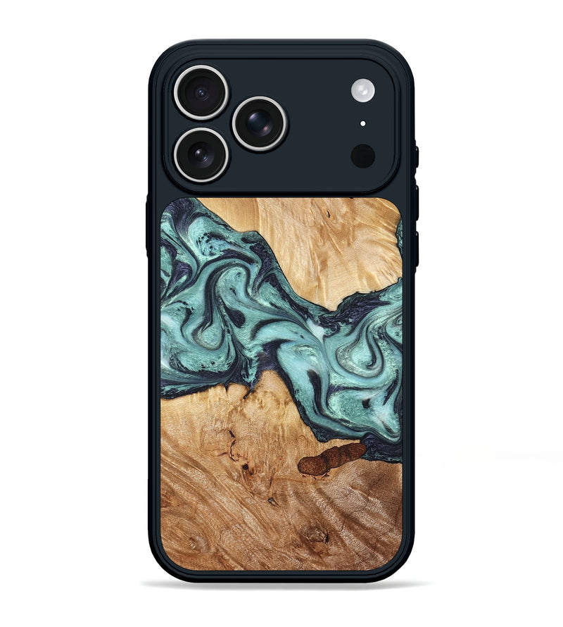 iPhone 17 Pro Max Wood Phone Case - Sage (Green, 823458)