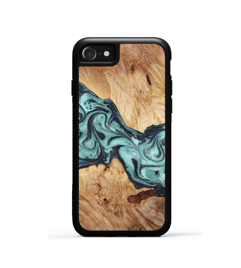 iPhone SE Wood Phone Case - Sage (Green, 823458)