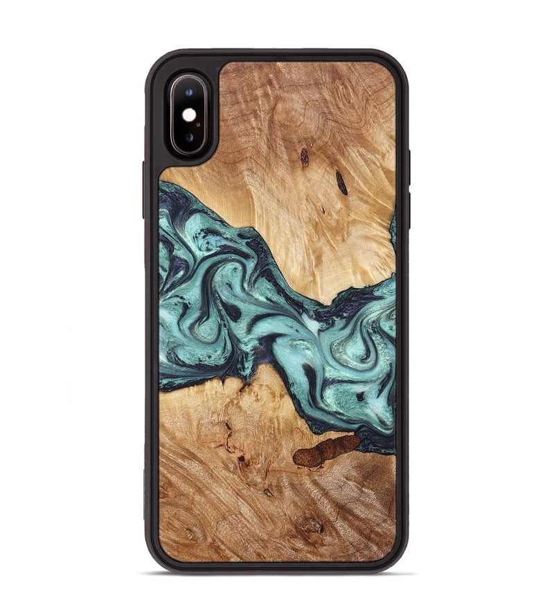 iPhone Xs Max Wood Phone Case - Sage (Green, 823458)