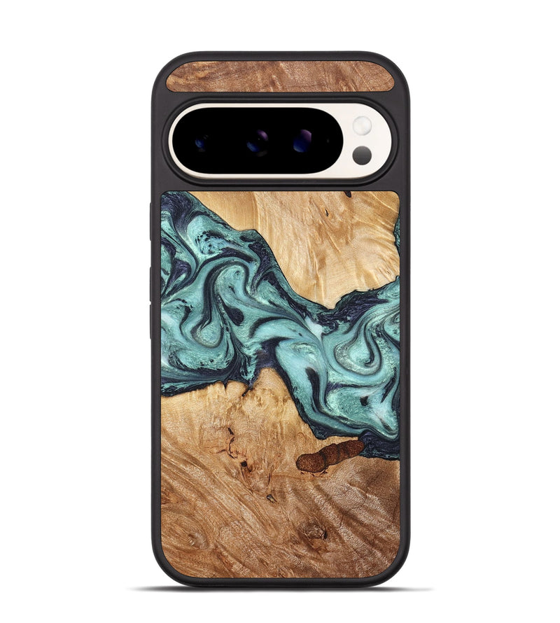 Pixel 9 Wood Phone Case - Sage (Green, 823458)