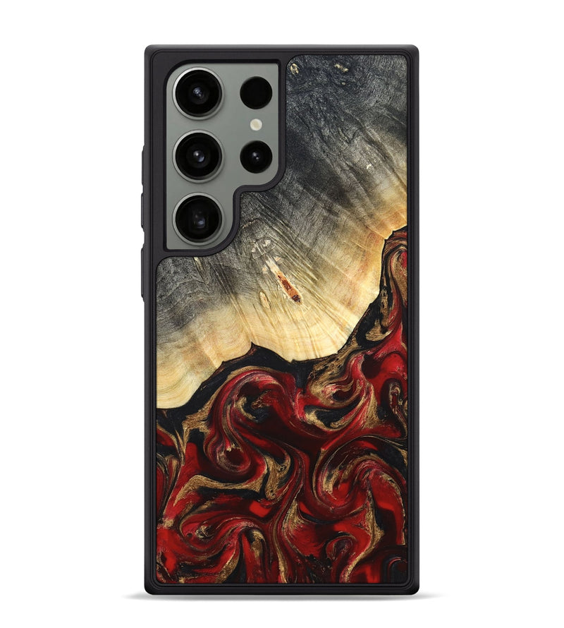 Galaxy S24 Ultra Wood Phone Case - Dovie (Red, 823462)