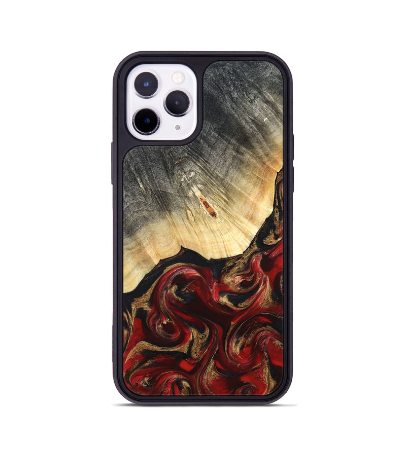 iPhone 11 Pro Wood Phone Case - Dovie (Red, 823462)
