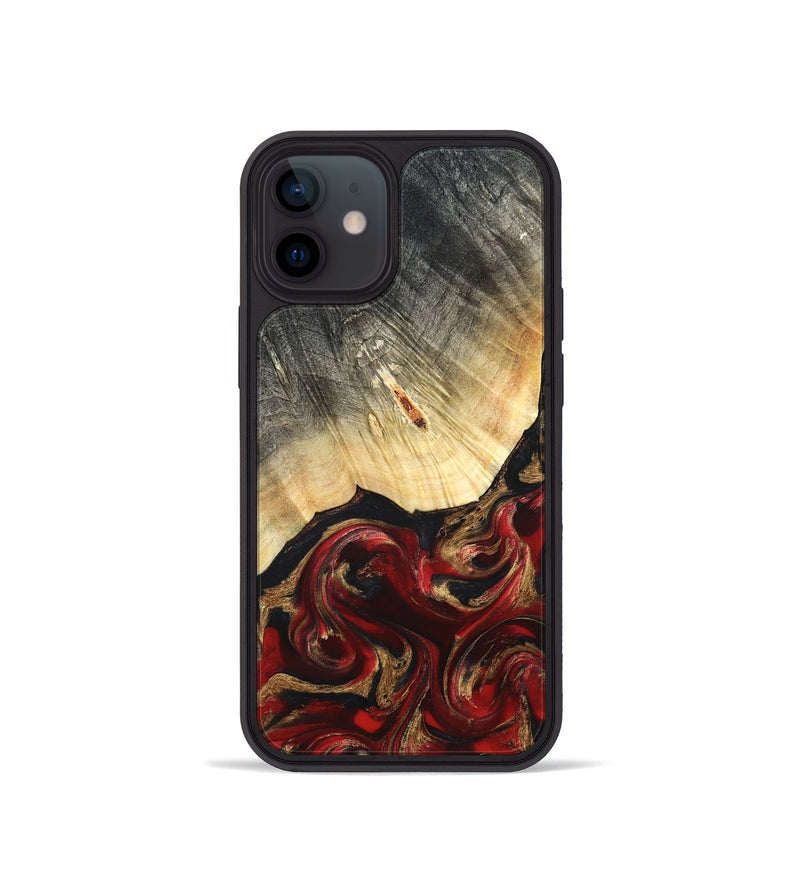 iPhone 12 mini Wood Phone Case - Dovie (Red, 823462)