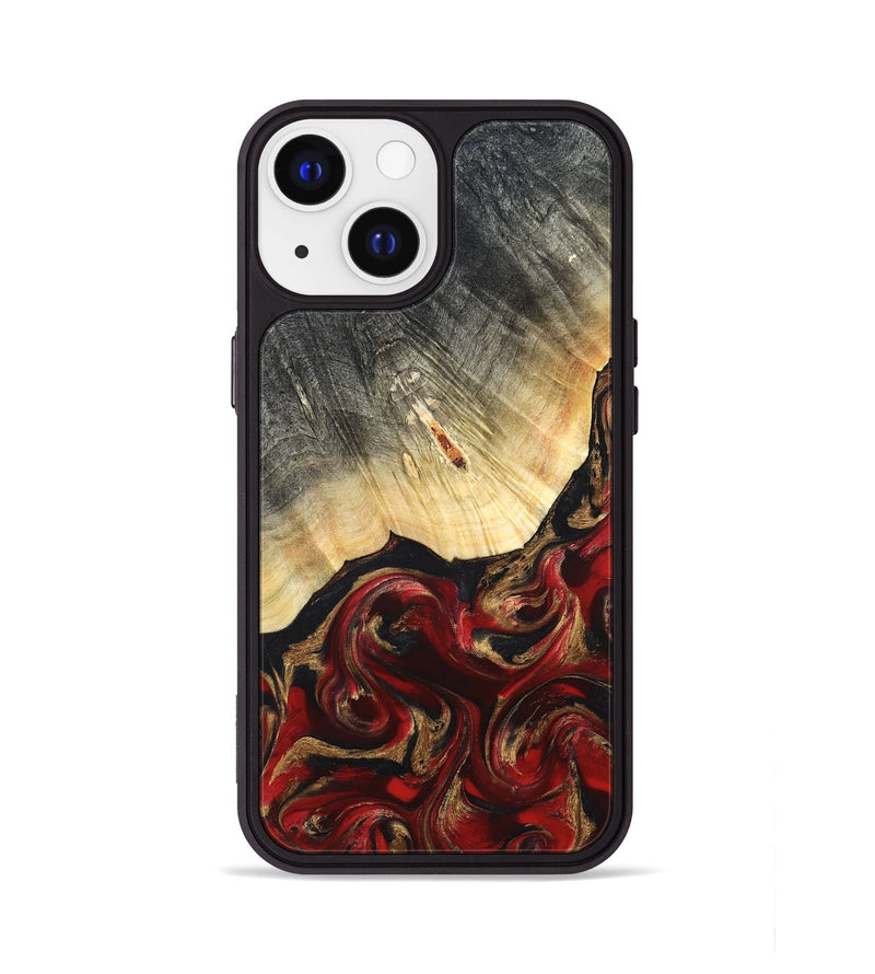 iPhone 13 Wood Phone Case - Dovie (Red, 823462)