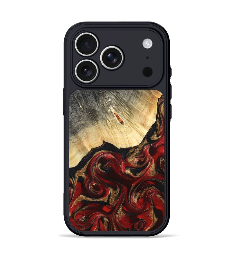 iPhone 17 Pro Wood Phone Case - Dovie (Red, 823462)