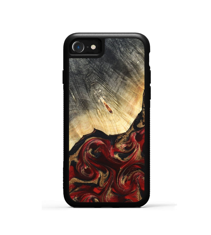 iPhone SE Wood Phone Case - Dovie (Red, 823462)